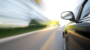 Speeding Car